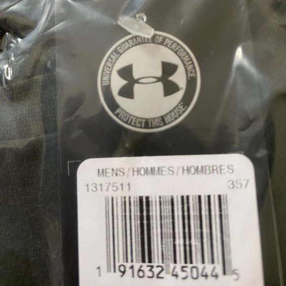 Sale🌿 Under Armour Branded Crop SS T-Shirt Dark Green Mens Size M L 1317511 357 - Picture 5 of 6